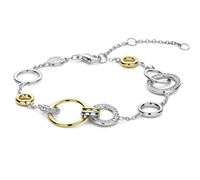 Pulsera Ti Sento Milano Mujer Cerchi in Plata Zirconia 23047ZY - 23047ZY